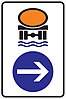 Route for carrying dangerous water pollutants