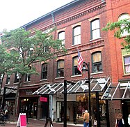 90-98 Church Street, the Warner Block, in the Queen Anne style (1886)