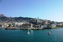 Aden became the southern refuge and temporary capital city for Abdrabbuh Mansur Hadi and his government in the aftermath of the Houthi takeover. Aden, Yemen Port.jpg