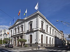 Fachada del Ayuntamiento de Santa Cruz de Tenerife.