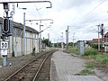 Looking from the station towards Longueau. The junction where the line to Breteuil branched off is visible in the distance.