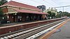 Northbound view from Brunswick platform 2 facing platform 1