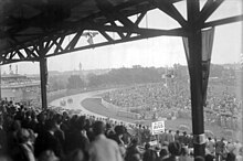 Photo des tribunes du Grand Prix automobile d'Allemagne 1926.