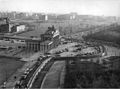 Bau der Berliner Mauer am Brandenburger Tor, 1961