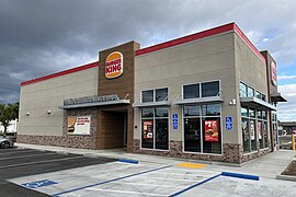 A Burger King restaurant in Ripon, California, United States
