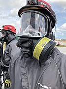 A CBRN powered air-purifying respirator (N)