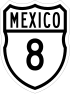 Federal Highway 8 shield