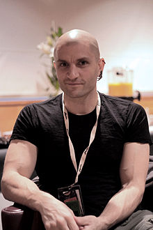 Miéville at Utopiales in 2010