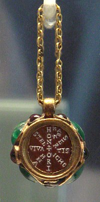 Christian pendant of Empress Maria, daughter of Stilicho and wife of Honorius.
