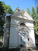 Antiga capela tumular da família Szczuki, construída por volta de 1842 no cemitério católico da rua Sienkiewicz