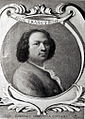 Q794666 zelfportret door Jean-Baptiste Coclers geboren op 14 oktober 1696 overleden op 23 mei 1772