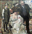 Umjetnik i njegova porodica. Godina 1909, ulje na platnu, Niedersächsisches Landesmuseum, Hanover.