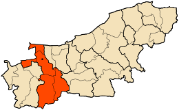 Distretto di Boudouaou – Mappa