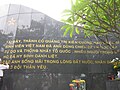 Monument commemorating Student-soldiers of Quang Tri Citadel. Many university students suspended their education to volunteer for the PAVN[14][6]