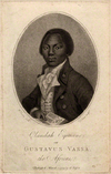 Equiano by Daniel Orme, frontispiece of his autobiography (1789)