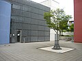 The entrance to the church