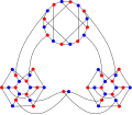 The chromatic number of the Ellingham–Horton 54-graph is 2.