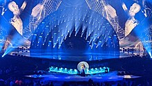 Description de l'image Eurovision 2022 - Semi-final 2 - Montenegro - Vladana.jpg.