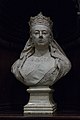 Interior of Exeter Guildhall: bust of Queen Victoria