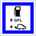 CE15h: Tankstelle mit Autogas und Ladestation für Elektrofahrzeuge