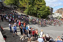 Climbing côte de la Montagne