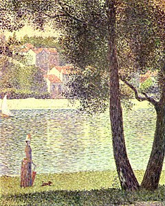 La Seine à Courbevoie (1885), Collection particulière.