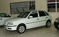 La "tercera" generación del Volkswagen Gol (Pointer en algunos mercados) con carrocería hatchback