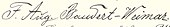 signature d'August Baudert