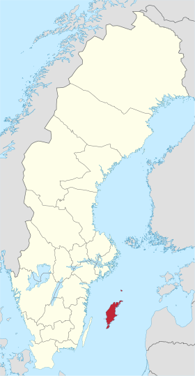 Localisation de Comté de Gotland