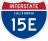Interstate 15E marker