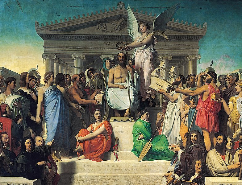 Αρχείο:Jean Auguste Dominique Ingres, Apotheosis of Homer, 1827.jpg