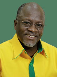 John Magufuli won de presidentsverkiezingen met ruim 58% van de stemmen.