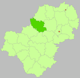 Juchnovskij rajon – Mappa