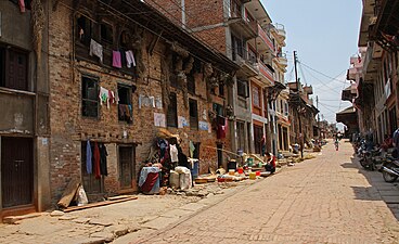 Street in Khokana