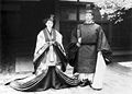 結婚の儀にて、北白川宮妃祥子（1935年）