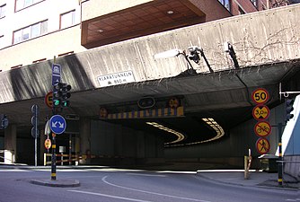 Tunnelinfart från Mäster Samuelsgatan