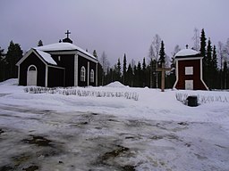 Kolarinsaari kyrka. Fotot taget i mars 2016.