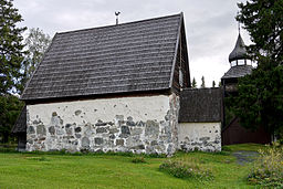 Kyrkås gamla kyrka i augusti 2010