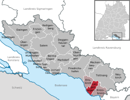 Kaart van Langenargen
