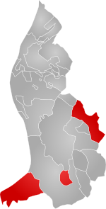 Balzers lokalisering (markeret med rødt)