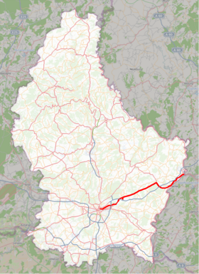 Image illustrative de l’article Route nationale 1 (Luxembourg)