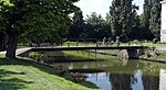 Parkbrug over de slotgracht