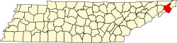 Koartn vo Carter County innahoib vo Tennessee