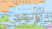 Pienoiskuva sivulle Espanjan alueet Pohjois-Afrikassa