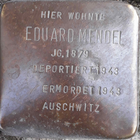 Stolperstein für Eduard Mendel