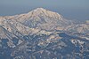 飛騨高地のオサンババ（山中山）から望む荒島岳（2018年3月27日撮影）