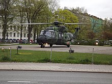 Finnish Defence Forces NH90 in Turku, Finland in May 2012 NH90 AUCS flygplats maj 2012.JPG