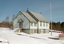 Osmarka bedehuskapell ved fylkesveg 665 Foto: Halvard Hatlen