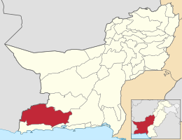 Distretto di Kech – Mappa