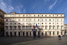 Palazzo Chigi, official residence of the President of the Council of Ministers Palazzo Chigi - esterno.jpg